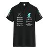 Red Bull F1 Racing Suit Hamilton George Russell Team Uniform Pure Cotton Polo Shirt