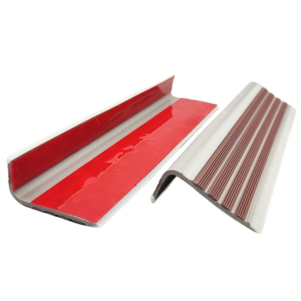 PVC Stair Treads Reflective Stair Edge Protector Staircases Anti Slip Strips  Indoor Outdoor