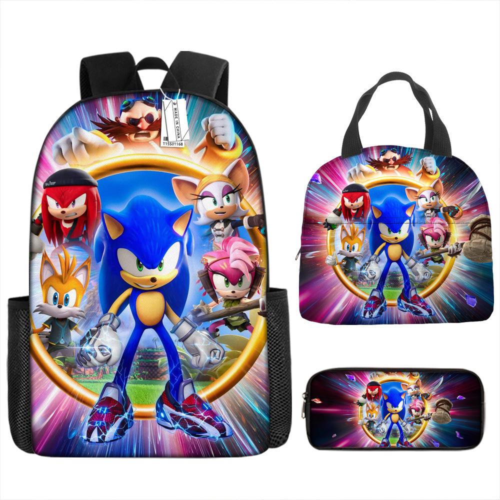 Backpack Trend Backpack Anime Large Capacity Elementary School Bag Lunch Bag