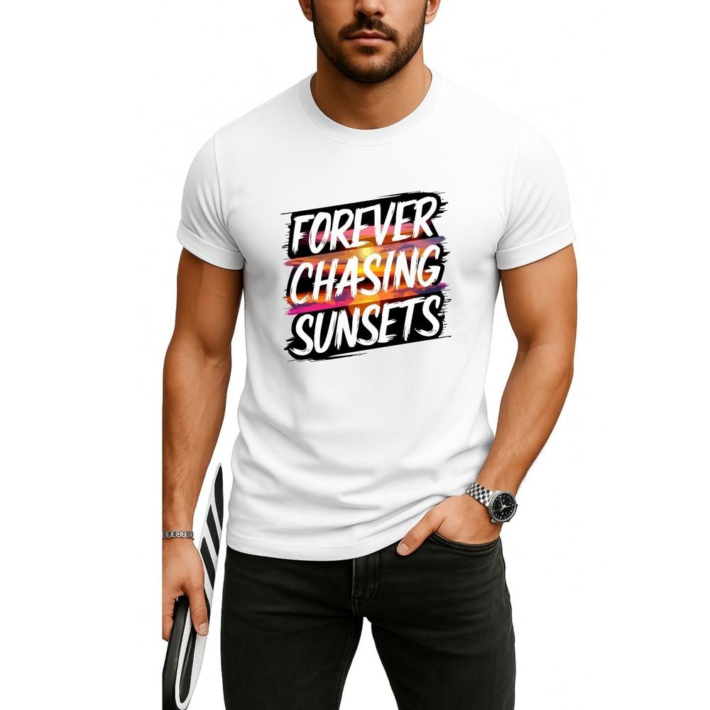 Forever Chasing Sunsets T-shirt | Summer Vacation Shirt | Beach Lover Shirt |