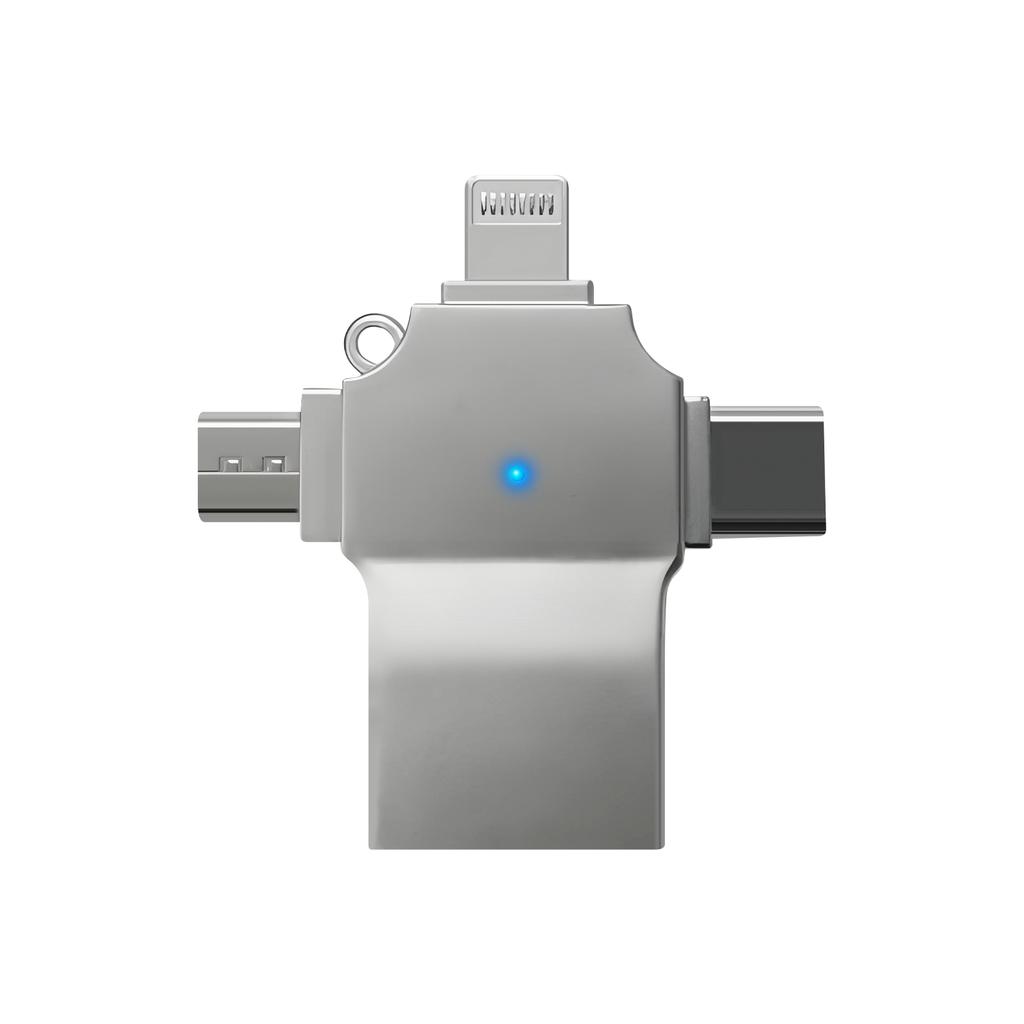 4in1 Micro-Card Phone Adapter Four-in-one Multi-function OTG Adapter TF Card Reader Usb Card Reader Card Reader Usb 3.0