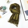 Women's Double-sided Wool Cashmere Scarf Shawl: New High-end Autumn/Winter 2026 Style