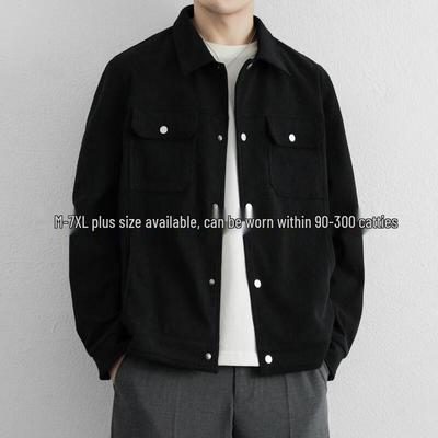 Herren Herbst Winter Köper Arbeitsjacke