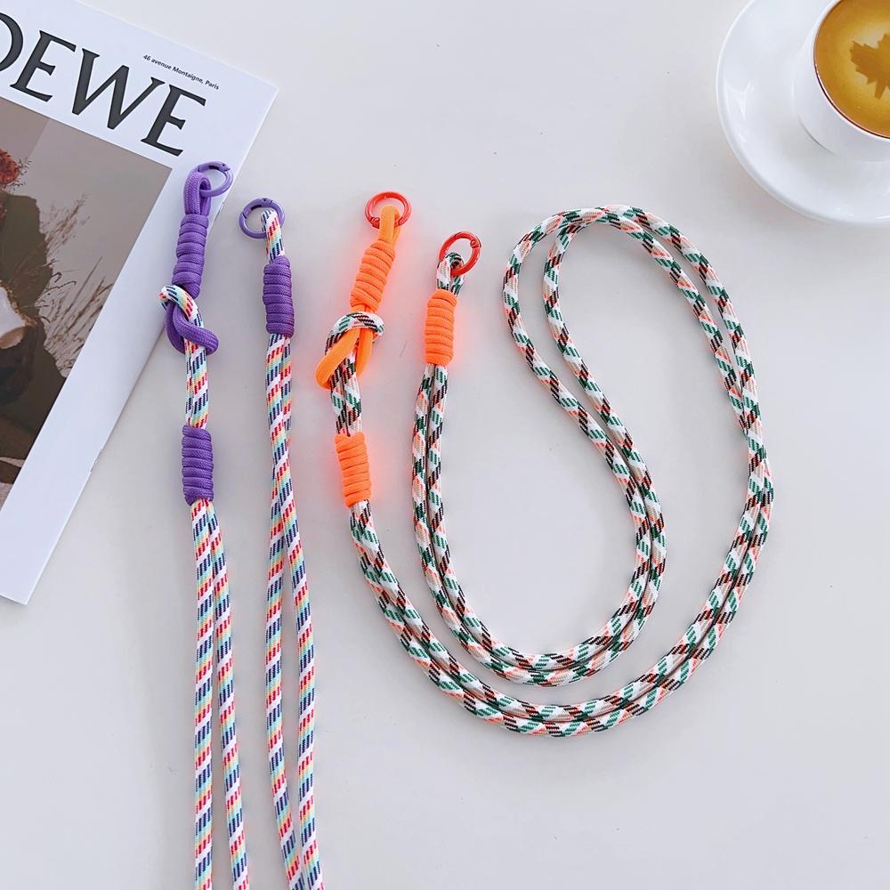 אוניברסלי Crossbody ארוך טלפון נייד שרוך בד רחב רצועת צוואר רצועת חבל פנינת נשים קישוטי תליית שרוך נגד אבוד