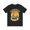 I Dont Walk I Watt Electric Scooter Shirt, Funny E Scooter Rider Tee, Retro Scooter SunseT Shirt, Scooter Commuter Gift
