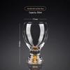 OLOEYIins Creative Gold Foil Beverage Glasses