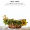 7Pcs Christmas Artificial Flowers Glitter Pe Decor Flower Accessories for Garland Centerpiece Fireplace Decoration