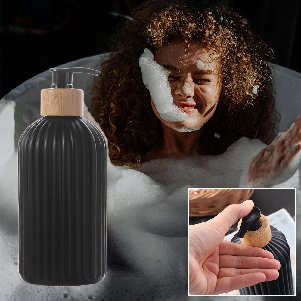with Pump Strip Soap Dispenser 500ml Hand Soap Containers Liquid Soap Bottle Conditioner
