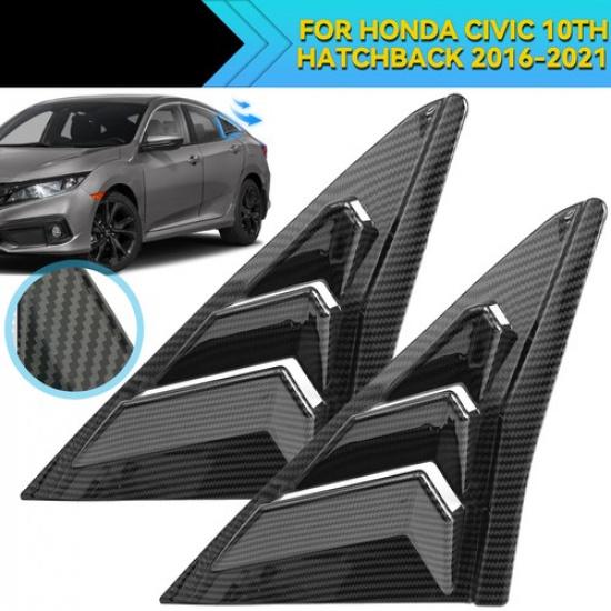 For Honda Civic Type R Hatchback 201 - Rear Side Vent Window Louver Cover.