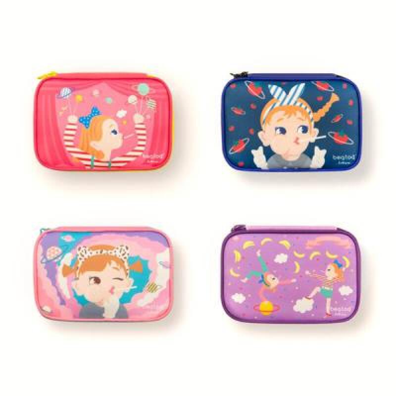 

BENTOY Lovely Character Travel Square Cosmetic Pouch Dreamer Pink