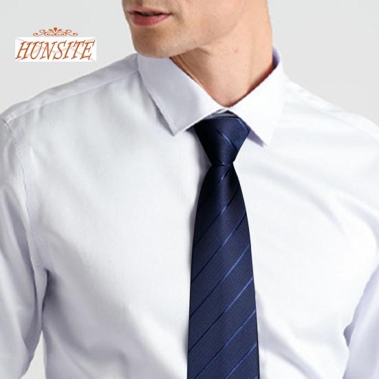 Men Tie Business Tie Work Formal Occasion Stripe Silky Smooth Anti-wrinkle Adjustable Lightweight Clothes Matching Party Wedding Necktie