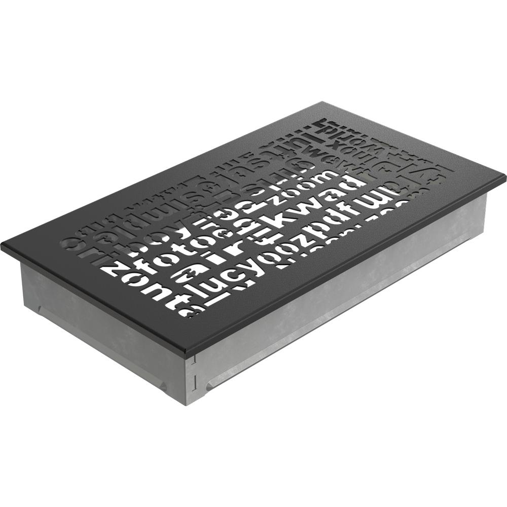 Vent Cover ABC 17x30 black