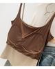 2026 European-Style Backless Camisole Tank with Built-In Bra - Perfect Summer Base Layer for a Niche Look