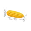 Simulation Corn Foam Model for Decoration 2Pcs Decorative Corn Props Yellow