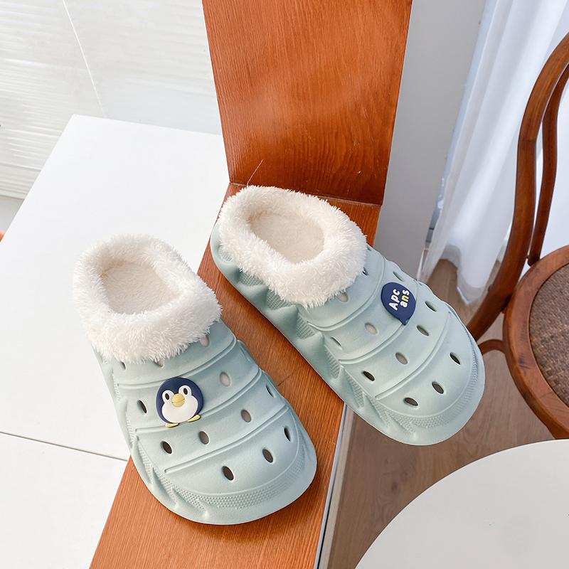 

Winter Men Slippers Outdoor Antiskid Men Slippers Fashion Casual Warm Fluffy Slippers Indoor Fur Plush Flat Men Shoes 45 сірий