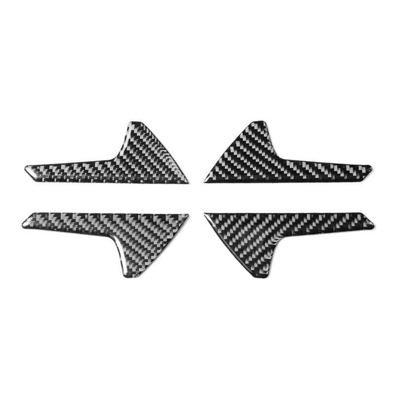 Black Car Interior Decoration Protection Carbon Fiber Sticker For Volkswagen VW Golf 7 MK 72014-2019 Auto Styling Accessories