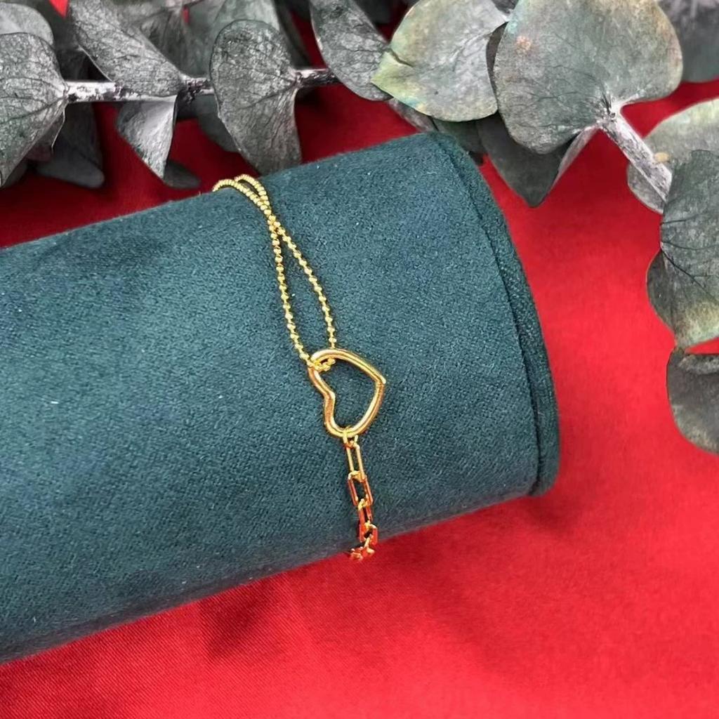 Fashion Jewelry 925 Sterling Silver Plain Heart Pendant Necklace for Women Luxury 925 Silver Clavicle Chain Necklace