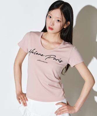 Hellenepaliseu Pheromone Artwork Half T-Shirt [Pink]