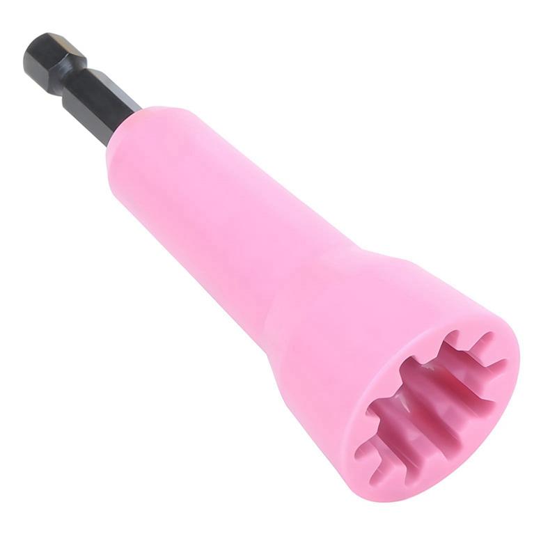 AEE2-2Pc Wire Twisting Tool Wire Twister Tool Drill Wire Stripper Twisting Wire Connector Socket Wire Twisting Spinner розовый