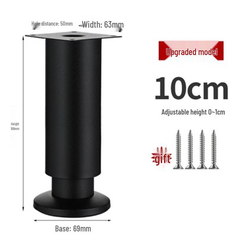 Adjustable Stainless Steel Furniture Support Legs: Cabinet, Sofa, TV Stand, Coffee Table, Bed