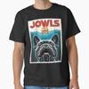 Camiseta Engraçada com Bochechas de Bulldog Francês Preto, Mãe de Frenchie, Pai de Cachorro Camiseta Unissex