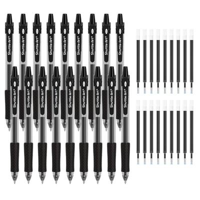 Shuttle Art Gel Pens, Black, 36 Count (Pack of 36)