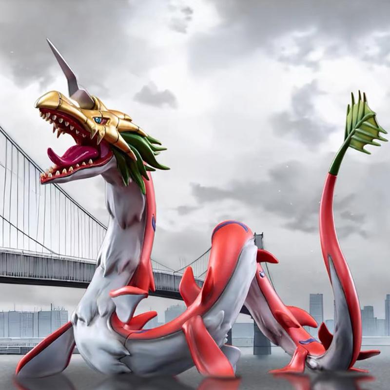 18cm Digimon Tischdekoration Statue Gk Mega Seadramon Garage Paket Puppe Anime Figur Pvc Modell Sammlerstücke Jungen Spielzeug Geburtsdatum Geschenk