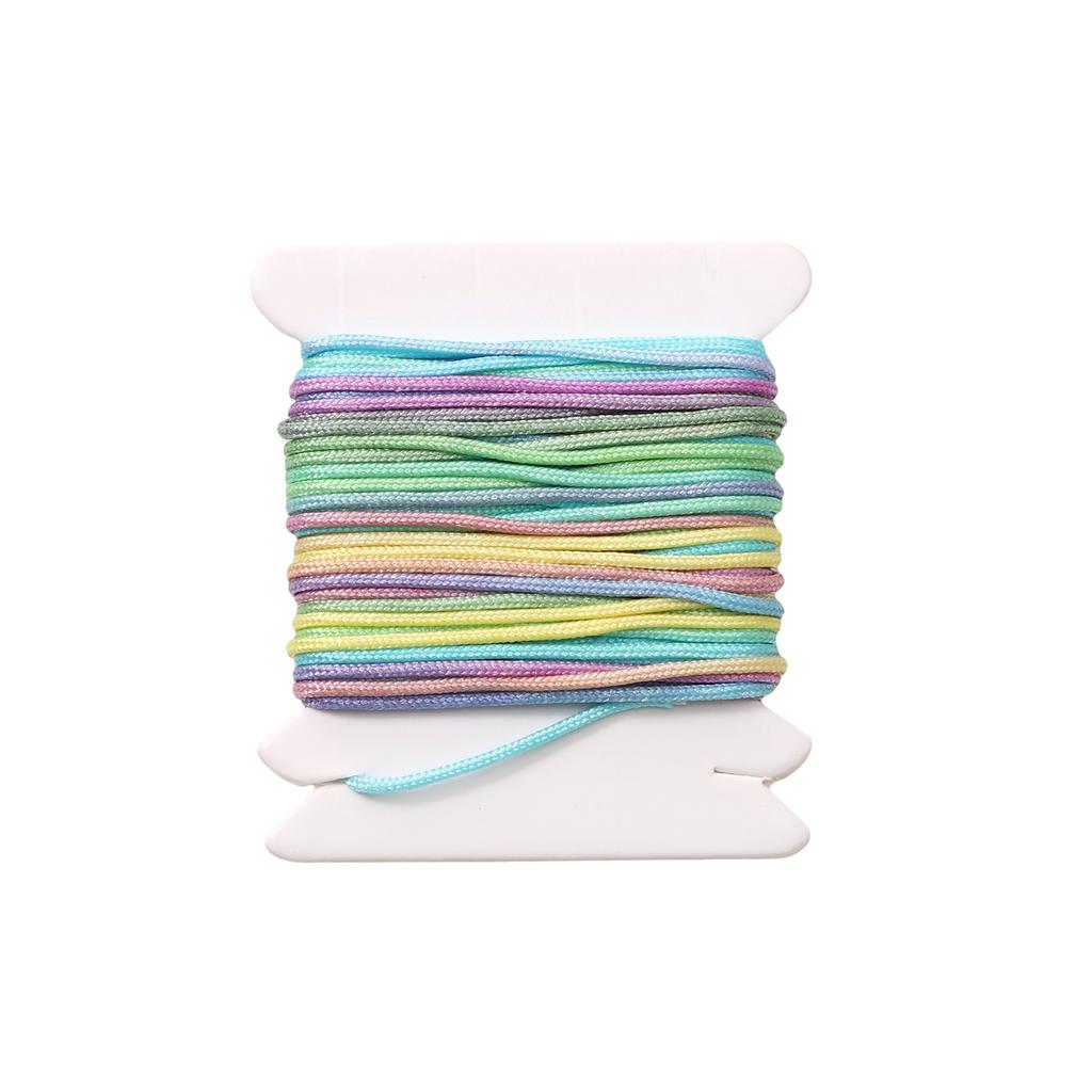 5-50m/lot 0.8mm Cotton Cord Nylon Cord Thread String DIY Beading Braided Bracelet Jewelry Making