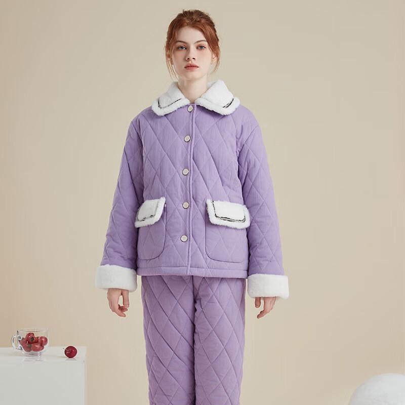 Женский коралловый флисовый пижамный комплект Miling