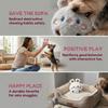 Bunny Shape Plush Dog Toy Ball Colorful Puppy Squeaky Toy Pet Bouncy Ball  Enrichment Exercise