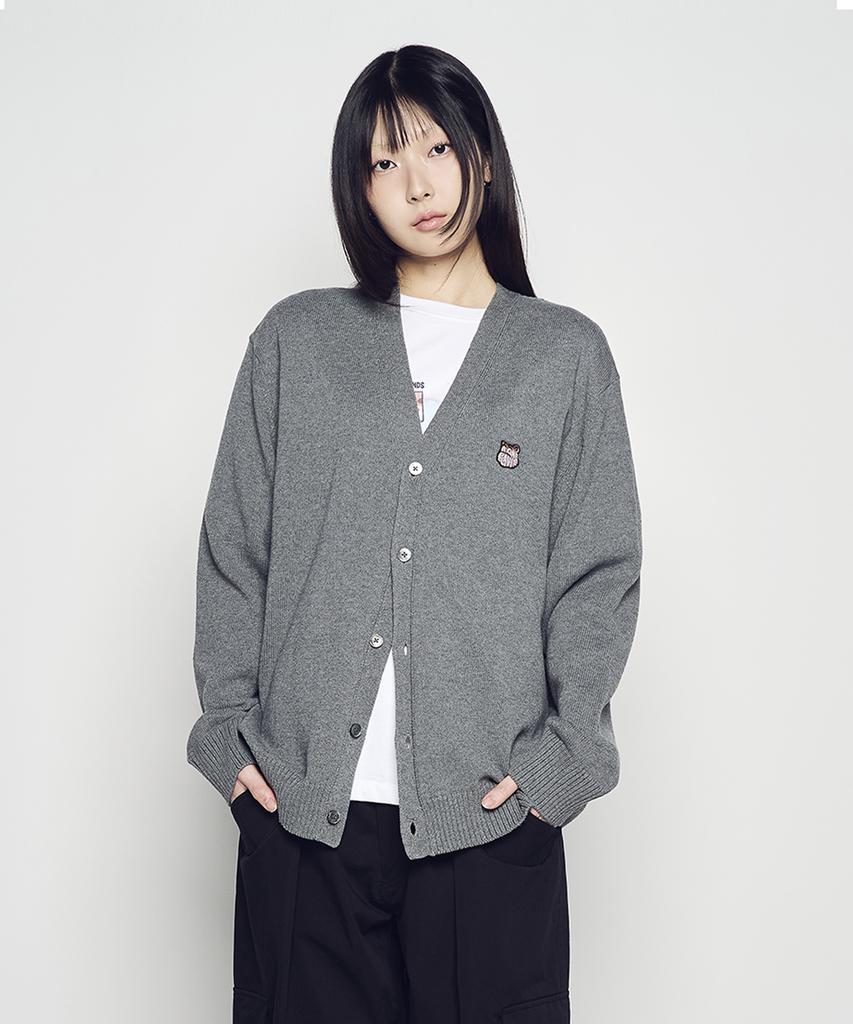 Acme De La Vie Uni Basic V Neck Cardigan (2 Color)