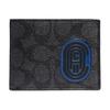 Billfold Wallet Slim Billfold C Logo Decorated Folded Short Wallet Coated Canvas And Calfskin Clutch Wallet Regular Men Wallets 69218-PVL