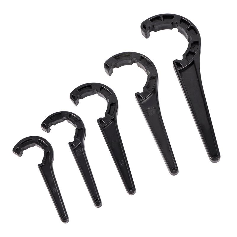 20/25/32/40/50mm Plastic Quick Valve Switch Connector PVC PE Tube Tap Water Splitter Black Wrench Home Water Supply Pipe Fitting