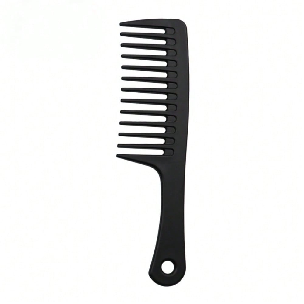 1pcs Thick Handle Large Toothed Flat Comb, Wide Toothed Large Knife Comb, Women'S Long Hair Shunting Tool, Household Hairdressing Special Comb