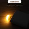 Super Bright USB Night Light: Eye Protection Bedside Lamp with Power Bank for Bedroom, Dormitory, or Emergency Use