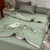 Zomer Quilt pentru aer condiționat Gewassen Katoen Gooi Deken Quilten Dunne Dekbed Patul de răcire Gewatteerde Quilt Effen Kleur