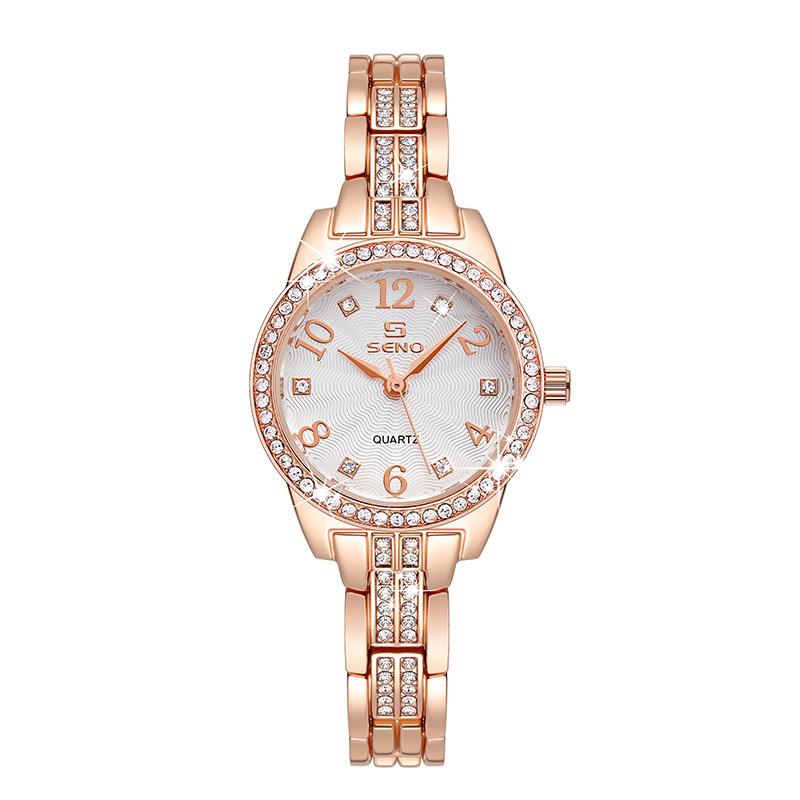 Alloy Fashion Watch Set Bracelet Watch Waterproof Women s Jewelry Buckle Quartz Watch