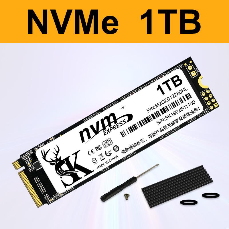 SK900 Solid State Drive (M.2 NVMe PCIe) 1TB, 512GB, 256GB for Desktop Computers