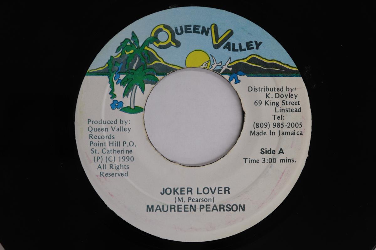 

7inch Record MAUREEN PEARSON - Joker Lover / Version NONE QUEEN VALLEY 1990 Jamaica Reggae, Ska & Dub Used
