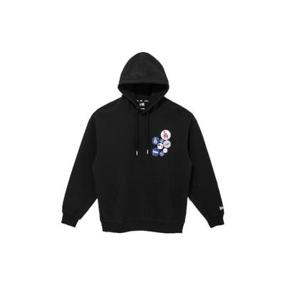 New Era MLB Series SS22 LA Logo Badge Printed Hoodie Unisex Hoodies Black 13338665