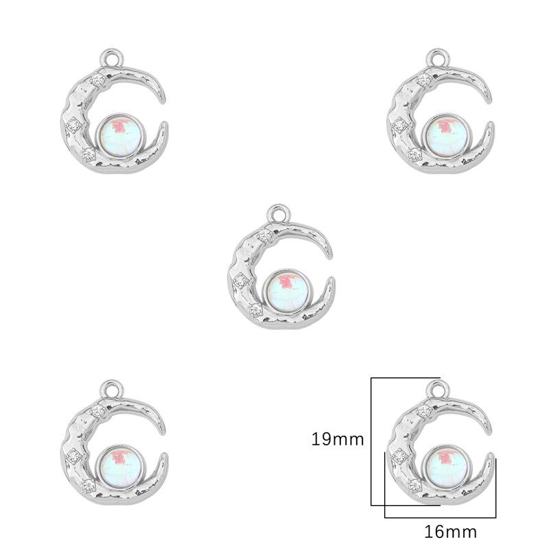 Enchanting Silver Tulip Hexagram Bow Star Rose Pendant for DIY Beading