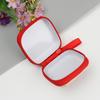 Square Christmas Zipper Tinplate Coin Purse and Key/Earphone/Data Cable Storage Box