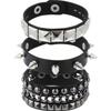 1 Stück Punk Goth Rock spitze Nieten Kegel Nieten Leder Manschette Armband Für Männer Hip Hop Frauen klobiges Armband Pulseras Schmuck