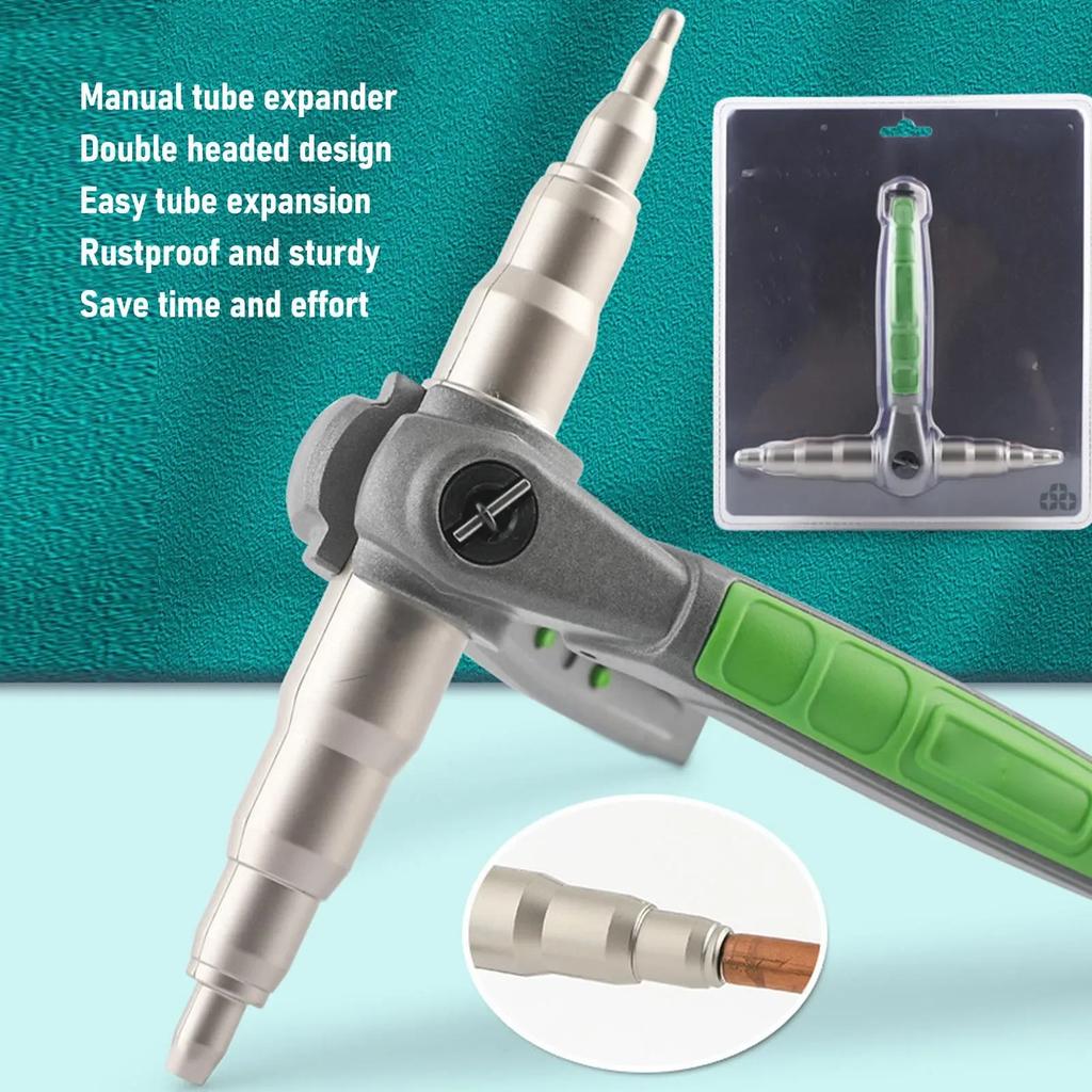 Copper Tube Expander Double Headed Multifunctional Hand Tube Expander for Refrigeration Systems Copper Tube Expander