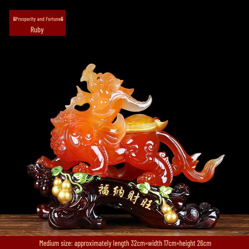 Prosperous Wealth Pixiu Ornaments: Fortune-Building Gifts for Shop Openings & Housewarmings