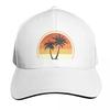 Retro Palm Trees Sun Vintage Baseball Cap Cosplay Golf Wear sun caps Ball Cap For Unisex Womens