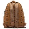 MCM Maxi Large Logo Design Monogram Print Classic Studded Coated Canvas Backpack Unisex backpack Brown Cognac MMKDAVE01CO001