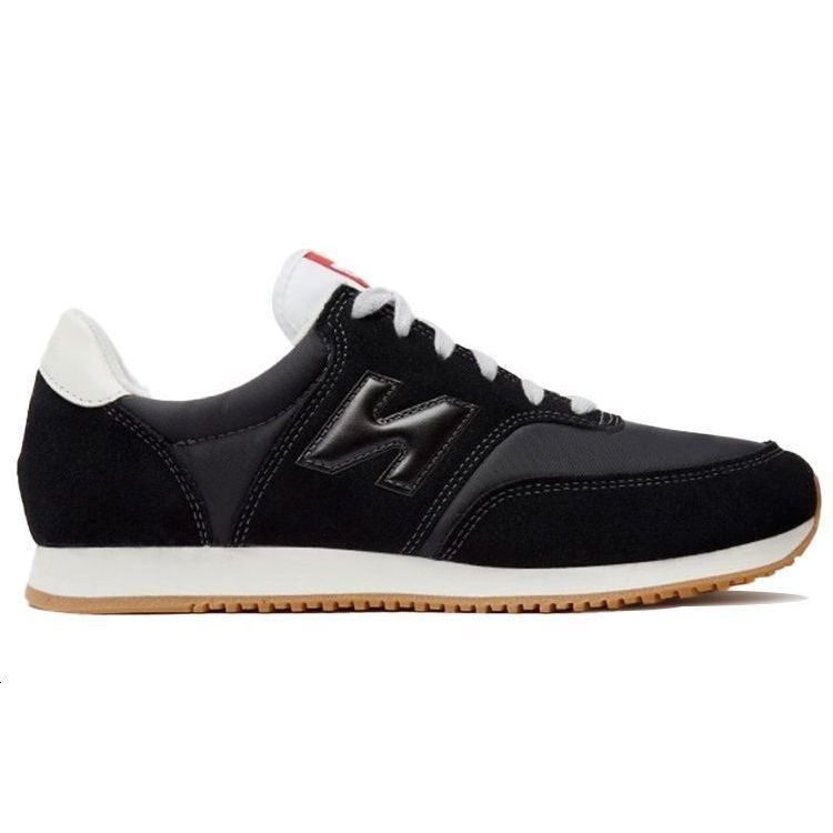 New Balance NB Comp 100 Suede Fabric Synthetic Leather Low-Top Marathon Running Shoes Unisex Sneaker Black MLC100YG