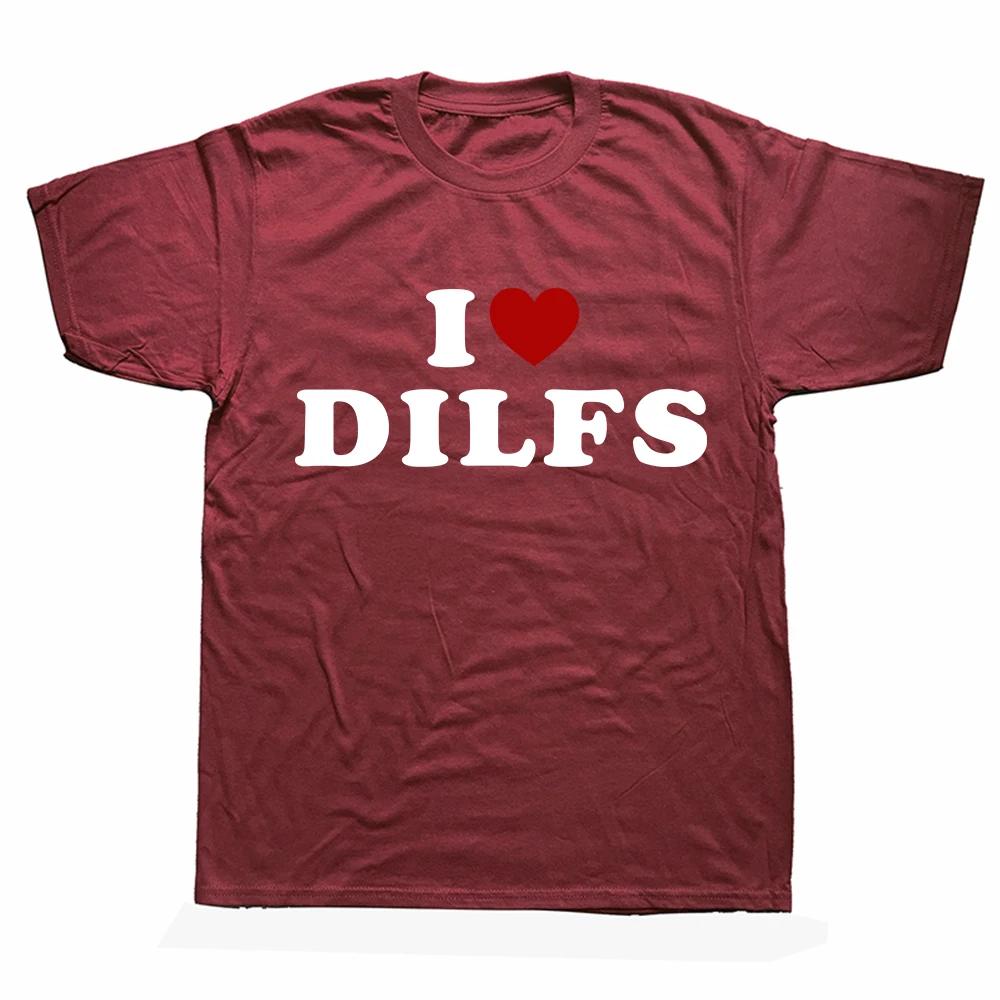 Funny Dilf Hunter Single Mom Adult Joke Sarcastic T Shirts Graphic Streetwear Short Sleeve Harajuku Boyfriend Husband Tshirt