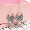 Vintage Women's Bohemian Tassel Hollow Bell Drop Dangle Hook  Earrings Jewelry